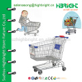 Einkaufstrolley mit Babysitz, kleiner Einkaufstrolley, Supermarkt-Shopping-Trolley